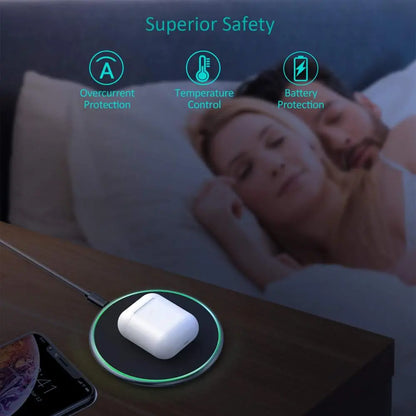 Sandsberg | 30W Schnelles Wireless-Ladepad | Premium USB C Ladekabel MagSafe Ladegerät für Apple iPhone, Samsung & Android - Schnelles Wireless-Ladepad