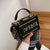 Retro Radio Box Stil Pu Leder Damen Handtasche Schultertasche Ketten Geldbörse Damen Umhängetasche Messenger Bag Klappenschultertasche