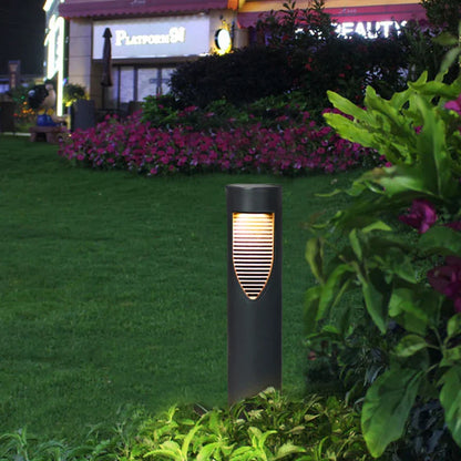 Sandsberg | Solar Gartenlampe Modern – LED Außenbeleuchtung mit stilvollem Design für Terrasse & Garten