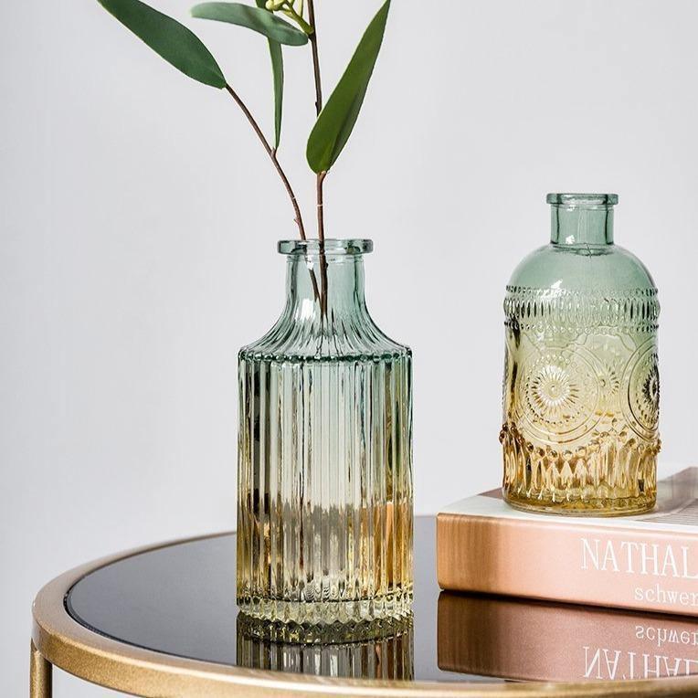 Sandsberg Gradient Glasflaschen-Vasen | Modernes Design | Stilvolle Wohnaccessoires