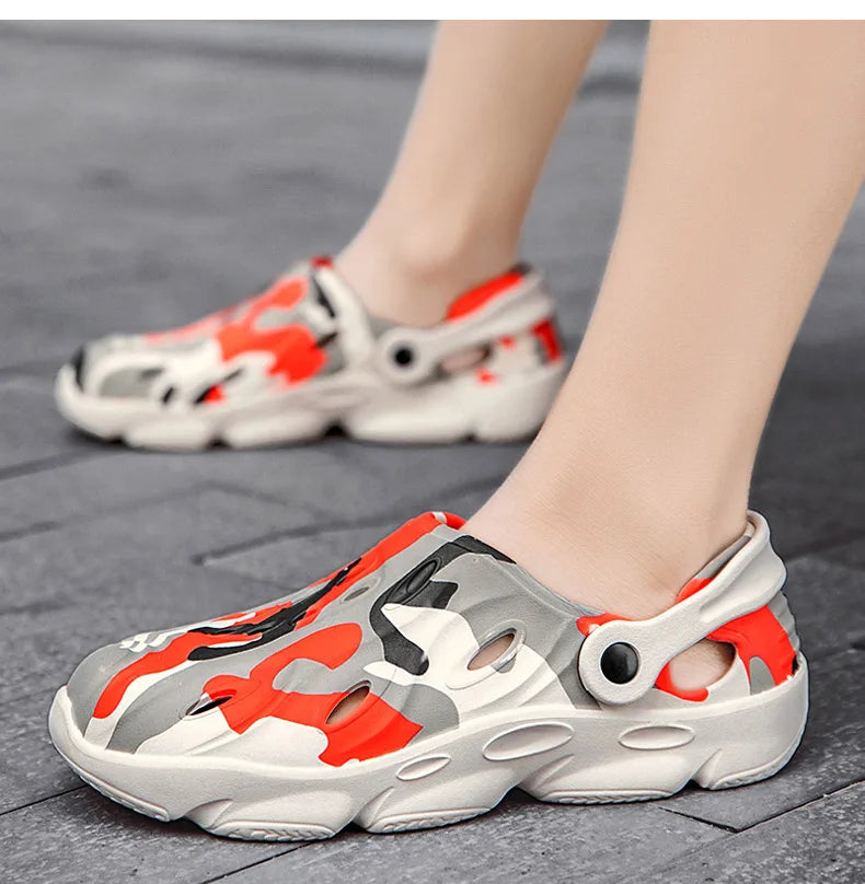 Herren Clogs Strand Sandalen Sommer lässige Garten Schuhe Clog leichtgewicht