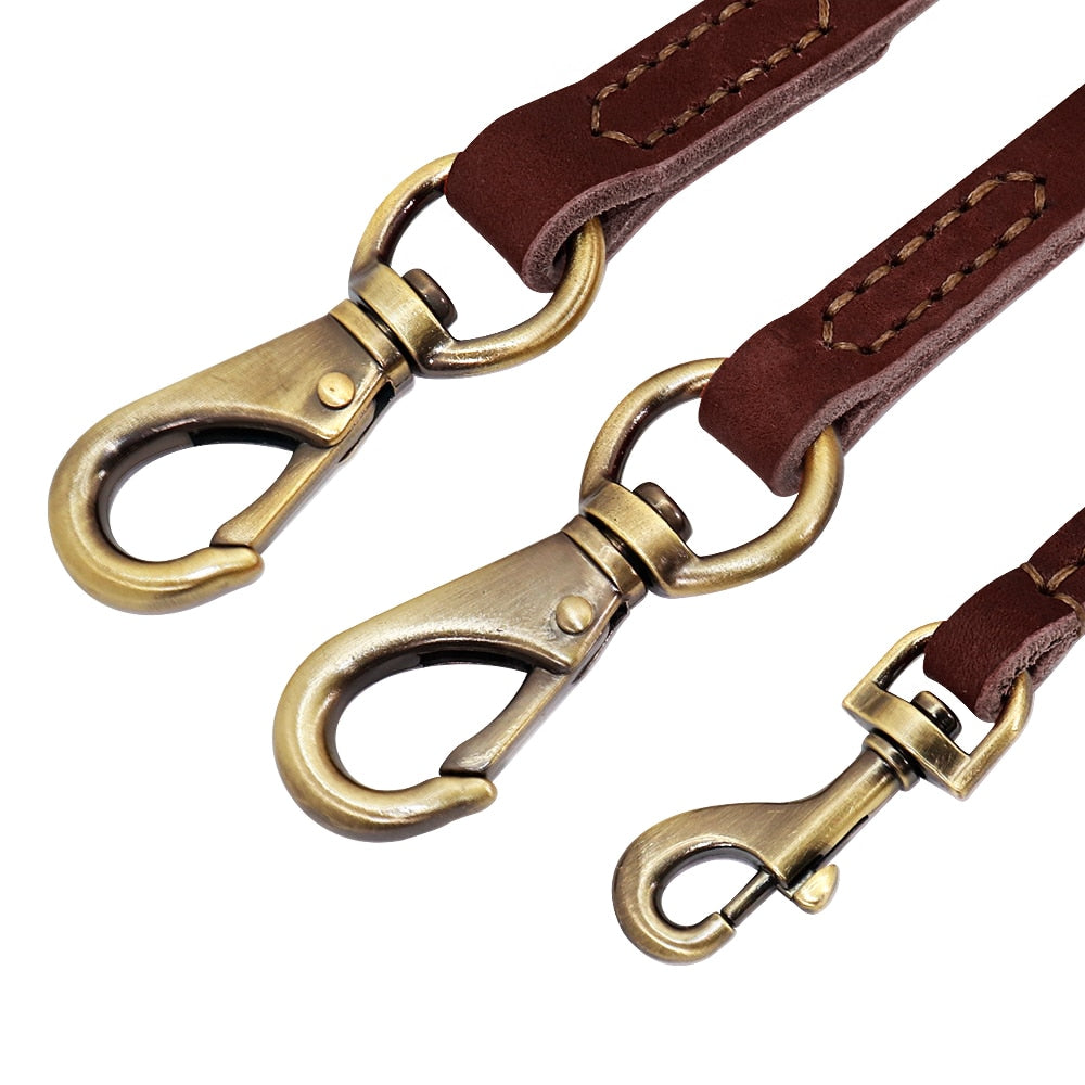 59" Echtes Leder Hundeleine