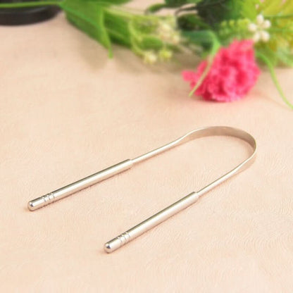 Sandsberg | Zungenschaber aus Edelstahl für frischen Atem & Mundhygiene