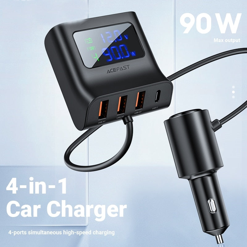 Car USB-Splitter Schnellladegerät