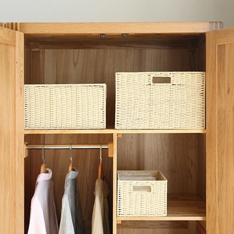 Sandsberg | Stylischer geflochtener Storage Basket – Vielseitiger Organizer für Spielzeug, Snacks und Kleidung mit praktischen Griffen