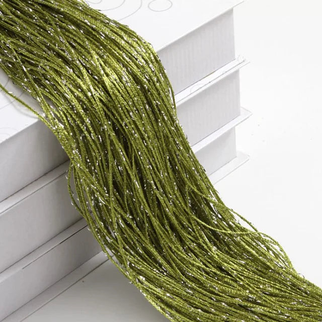 Elegante Silbergraue Quastenvorhang - 100x200cm
