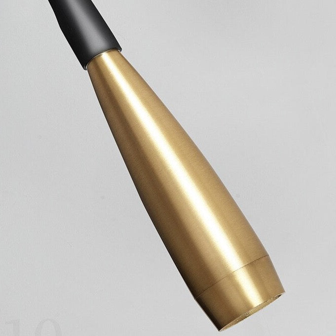 Moderne flexible goldene Wandleuchte