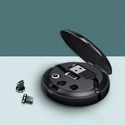 3in1 Universelles Rückziehbares Magnetisches Schnelllade-Kabel