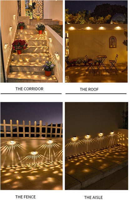 Sandsberg | NoirRay – Solar Wandleuchte mit elegant modernem Glanz