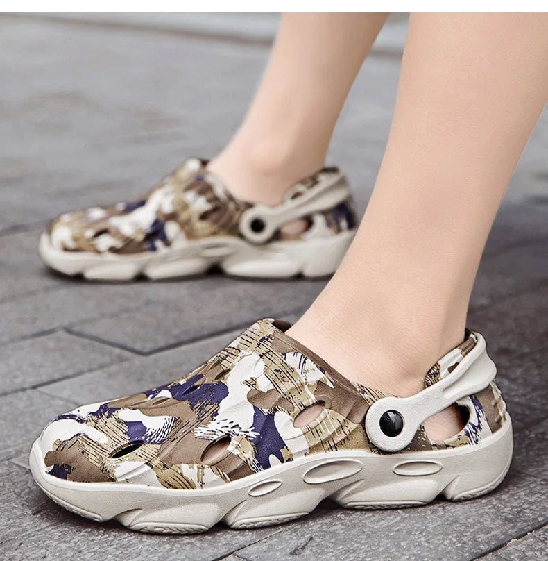 Herren Clogs Strand Sandalen Sommer lässige Garten Schuhe Clog leichtgewicht