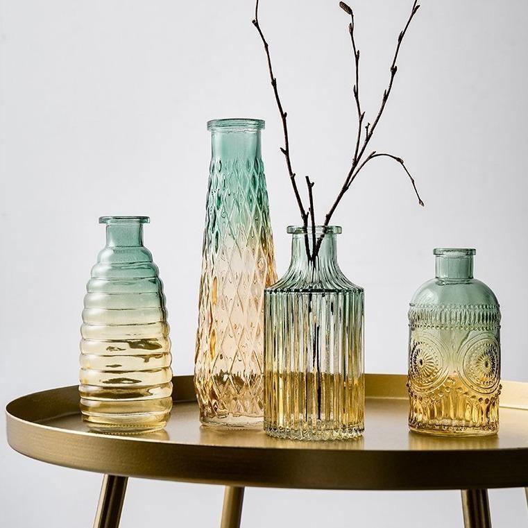 Sandsberg Gradient Glasflaschen-Vasen | Modernes Design | Stilvolle Wohnaccessoires