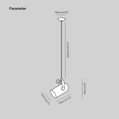 Sandsberg | Skandinavische verstellbare Pendelleuchte – Stilvolle minimalistische Deckenlampe für moderne Innenräume