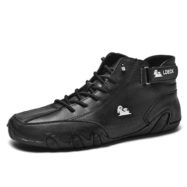 LEVI | Herren Stiefel Casual Motorrad Winterschuhe | Wasserdichte Hohe Sneakers Luxusschuhwerk