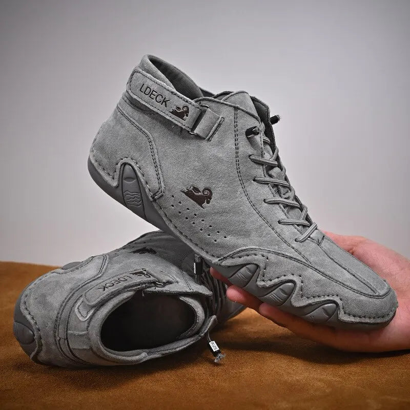 LEVI | Herren Stiefel Casual Motorrad Winterschuhe | Wasserdichte Hohe Sneakers Luxusschuhwerk