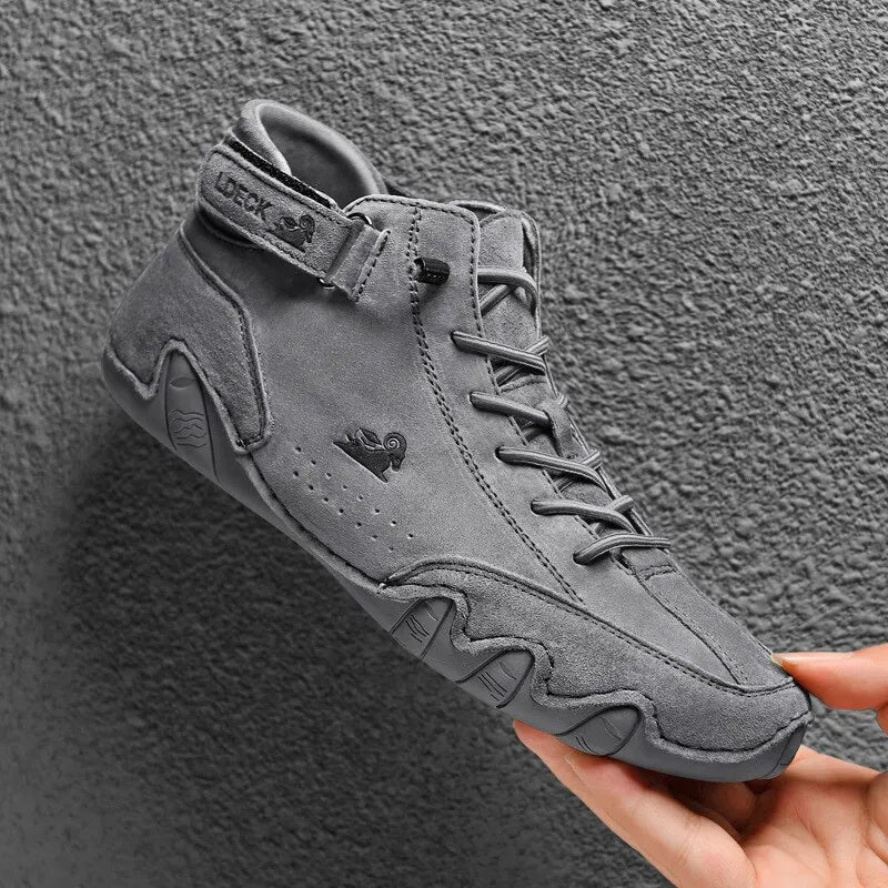 LEVI | Herren Stiefel Casual Motorrad Winterschuhe | Wasserdichte Hohe Sneakers Luxusschuhwerk