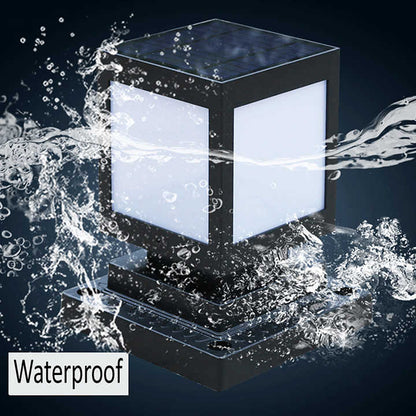 Sandsberg | Solar LED Gartenlaterne im Quadrat-Design – Dekorative Außenbeleuchtung für Wege und Terrasse