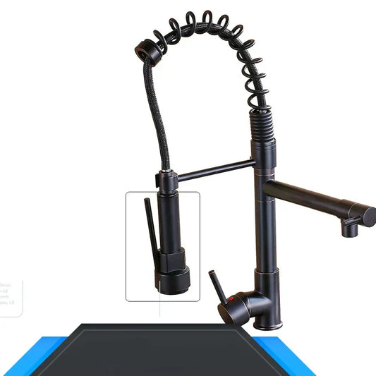 AquaWave Pro – Luxe Küchenarmatur mit Doppel-Auslauf