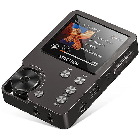 Sandsberg | HiFi MP3 Player MECHEN-M30 – Premium verlustfreies Audio mit 64GB Speicherkarte, unterstützt bis zu 256GB