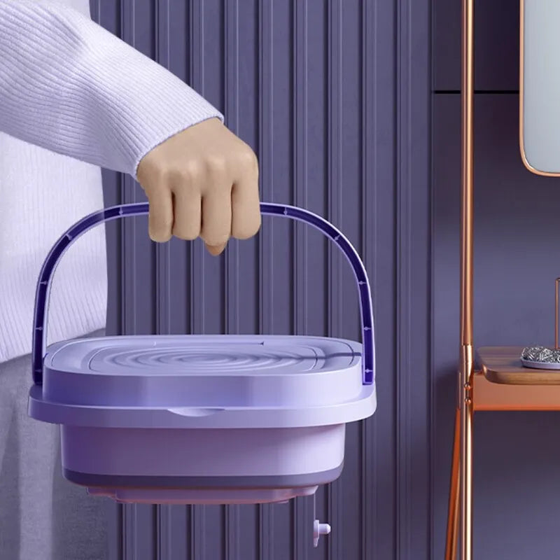 FreshClean | Tragbare Mini Waschmaschine | Kompakt und Leistungsstark | Schnell und Einfach