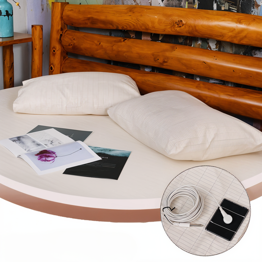 Sandsberg | Premium leitfähige Erdungsfolie – Fitted Erdungs-Bettlaken Einzel- und Doppelgrößen