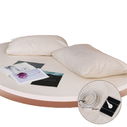 Sandsberg | Premium leitfähige Erdungsfolie – Fitted Erdungs-Bettlaken Einzel- und Doppelgrößen