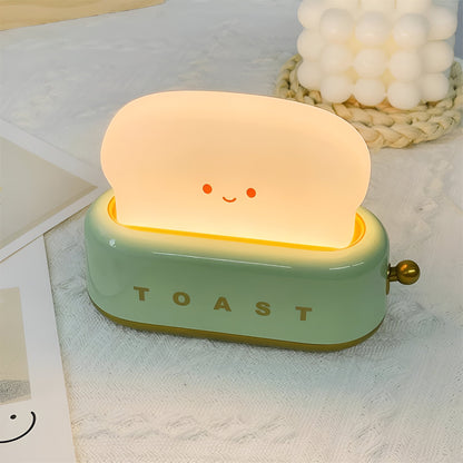 Sandsberg | TinyToast Tischlampe – Tragbare toasterförmige Nachtlicht mit dimmbarer LED & USB-Anschluss