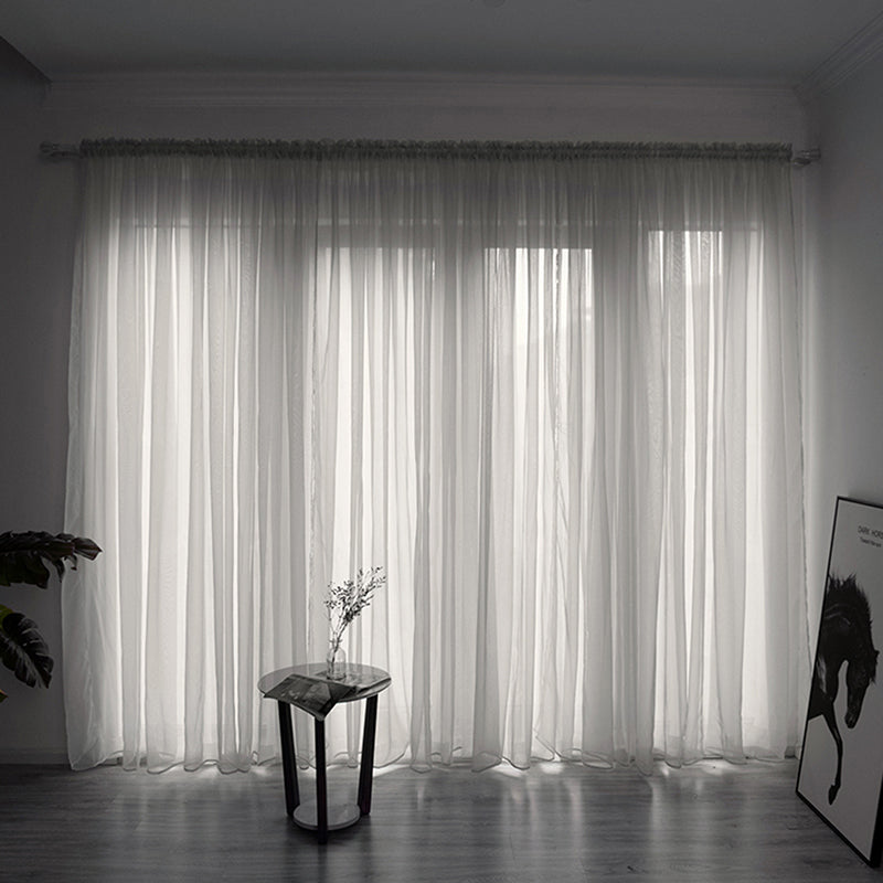 Einfache Voile Fenster Gardine