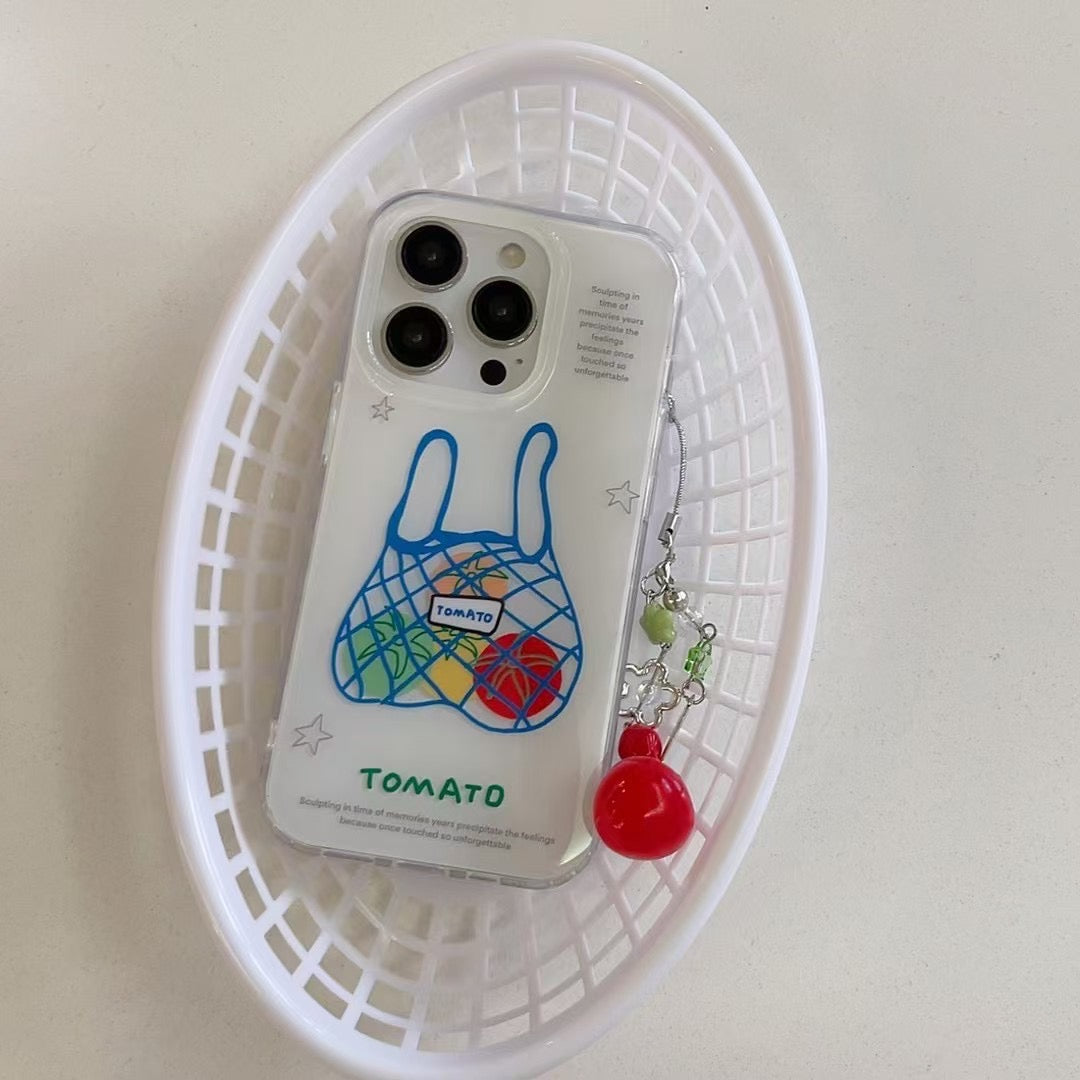 Sandsberg | Tomato Designer Hülle für iPhone mit Charm
