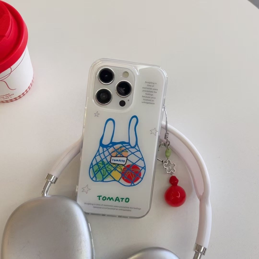 Sandsberg | Tomato Designer Hülle für iPhone mit Charm