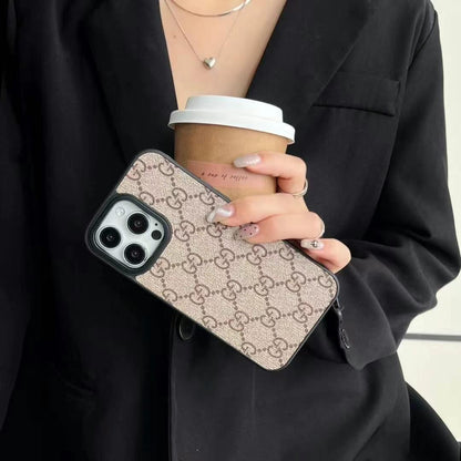 Sandsberg | Luxuriöse Marken-Designer-Ledertasche für iPhone
