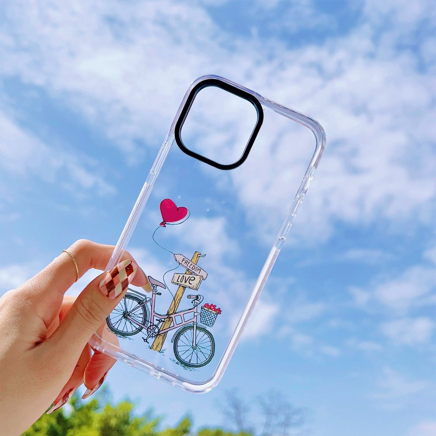 Sandsberg | iPhone Schlagfestes Silikon Case ( Liebe Freiheit )