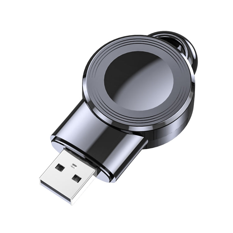 Sandsberg | K02 Universeller Tragbarer Magnetischer Wireless Ladegerät für Apple Watch Series 6 / 5 / SE / 4 / 3 / 2 / 1 (Schwarz)