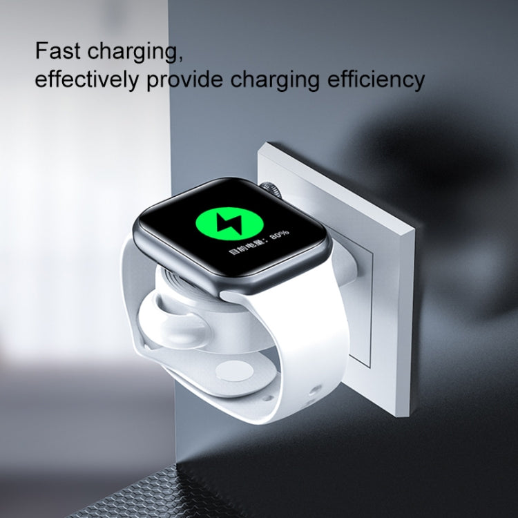 Sandsberg | K02 Universeller Tragbarer Magnetischer Wireless Ladegerät für Apple Watch Series 6 / 5 / SE / 4 / 3 / 2 / 1 (Schwarz)