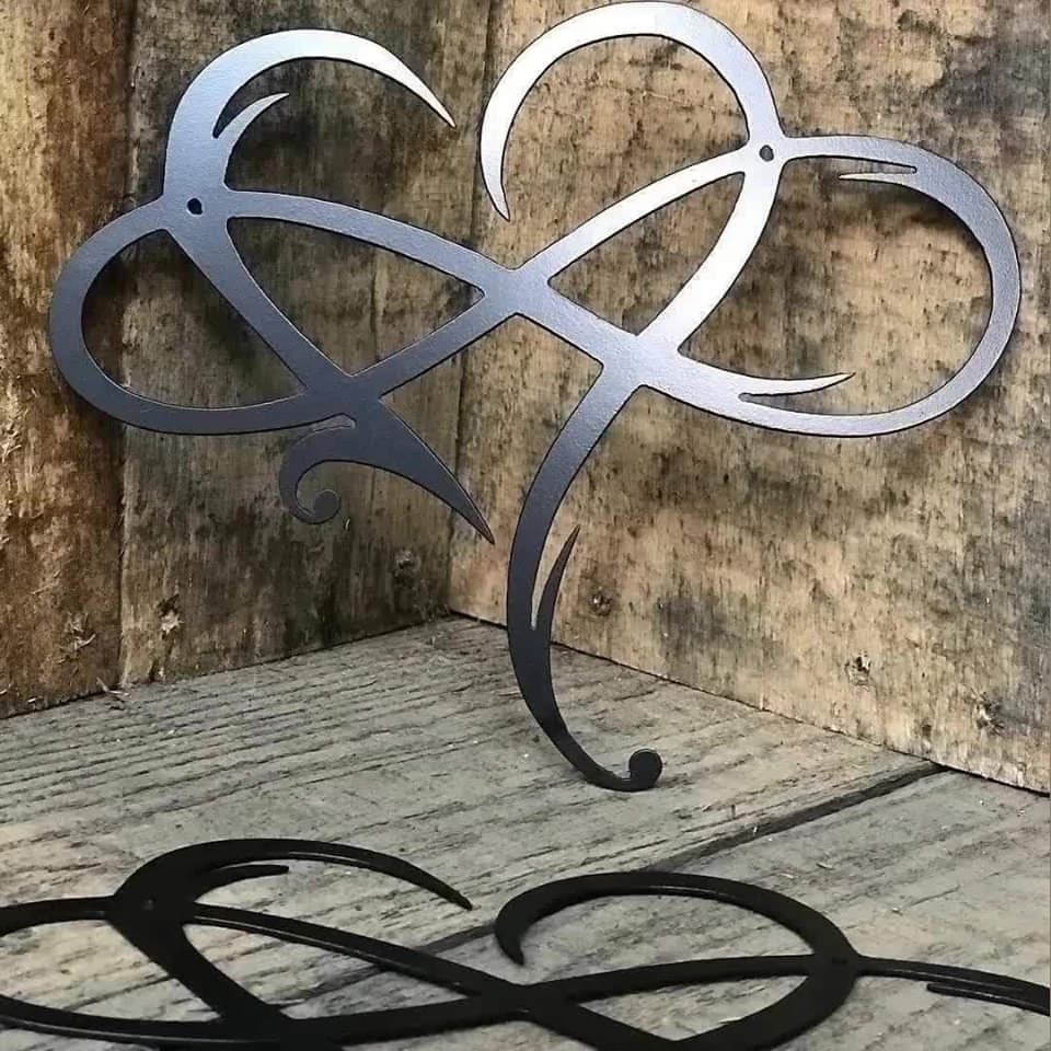 Unendlichkeitsherz Wanddeko | Symbol der ewigen Liebe