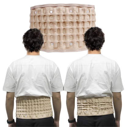 Aufblasbarer Dekompressionsgurt zur Unterstützung des unteren Rückens