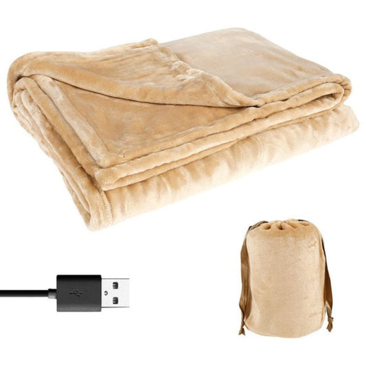 Sandsberg | kabelloses elektrisches Heizblanket | USB wiederaufladbare Fleece-Heizdecke