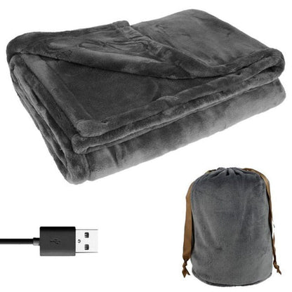 Sandsberg | kabelloses elektrisches Heizblanket | USB wiederaufladbare Fleece-Heizdecke
