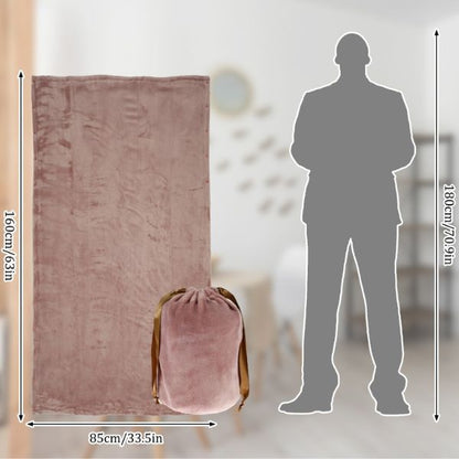 Sandsberg | kabelloses elektrisches Heizblanket | USB wiederaufladbare Fleece-Heizdecke