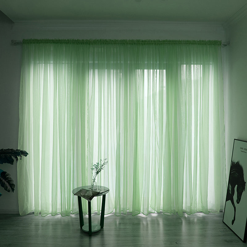 Einfache Voile Fenster Gardine