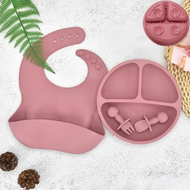 Baby-Silikon-Teller-Set
