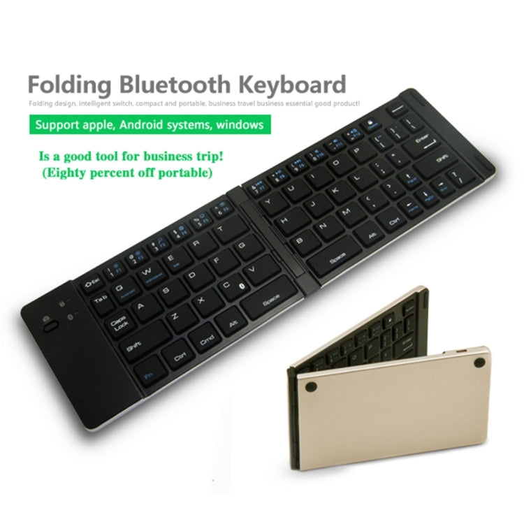 Sandsberg | F66 Klappbare Bluetooth Wireless 66 Tasten Tastatur, Unterstützt Android / Windows / iOS (Roségold)