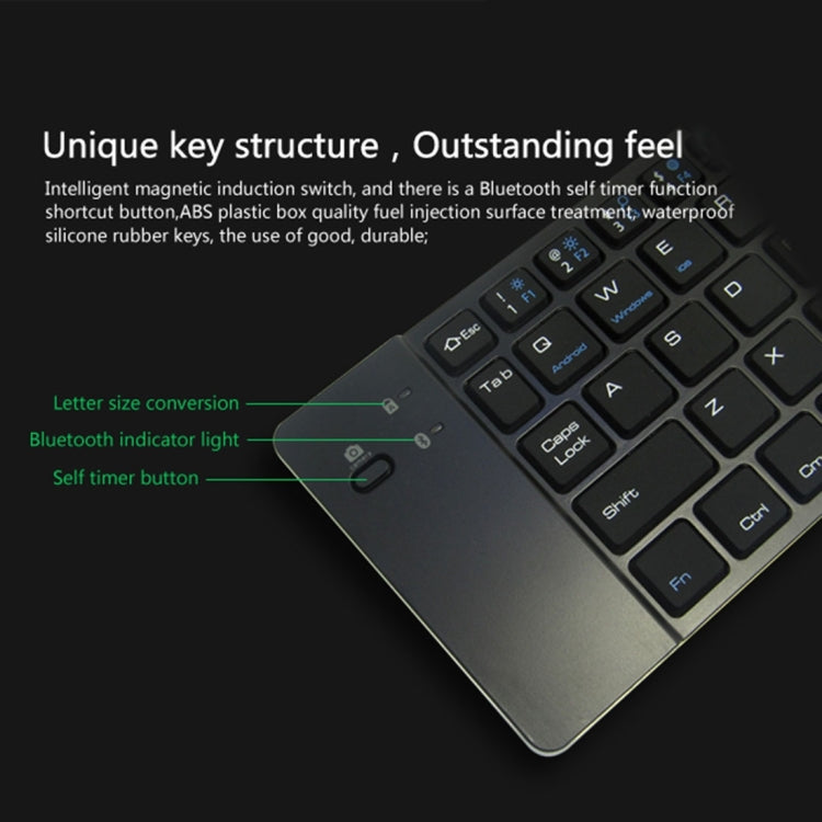 Sandsberg | F66 Klappbare Bluetooth Wireless 66 Tasten Tastatur, Unterstützt Android / Windows / iOS (Roségold)