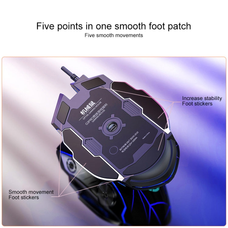 Sandsberg | YINDIAO K002 USB Wired Mechanical Feel Sound Control RGB Backlight Keyboard + Optical Silent Mouse + Headset Set (Schwarz)