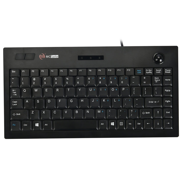 Sandsberg | MC Saite MC-9712 Verdrahtete 88-Tasten Multimedia-Computer-Tastatur mit Trackball für Windows