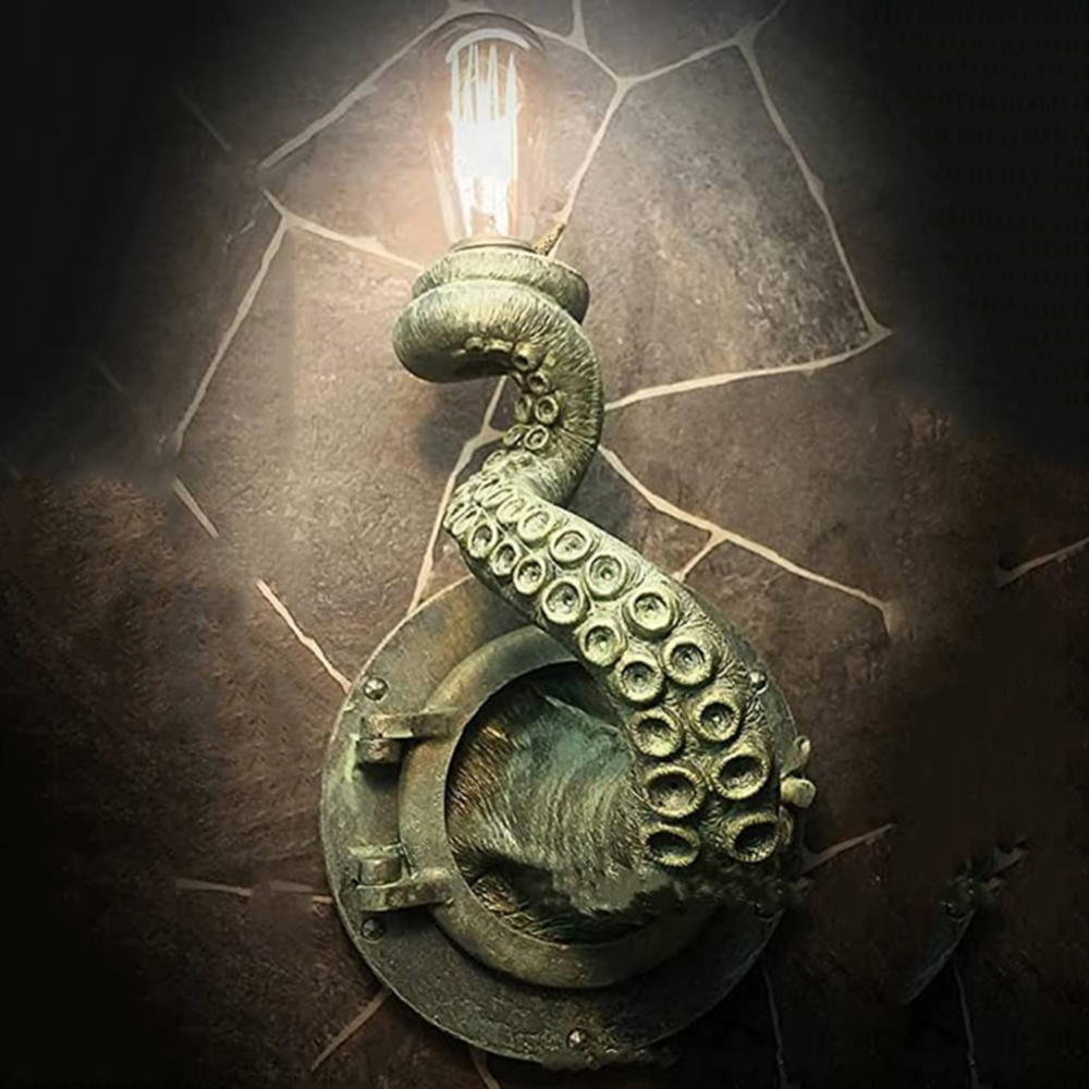 Sandsberg | Krakenna – Skulpturale Oktopus Wandlampe mit maritim inspiriertem Design