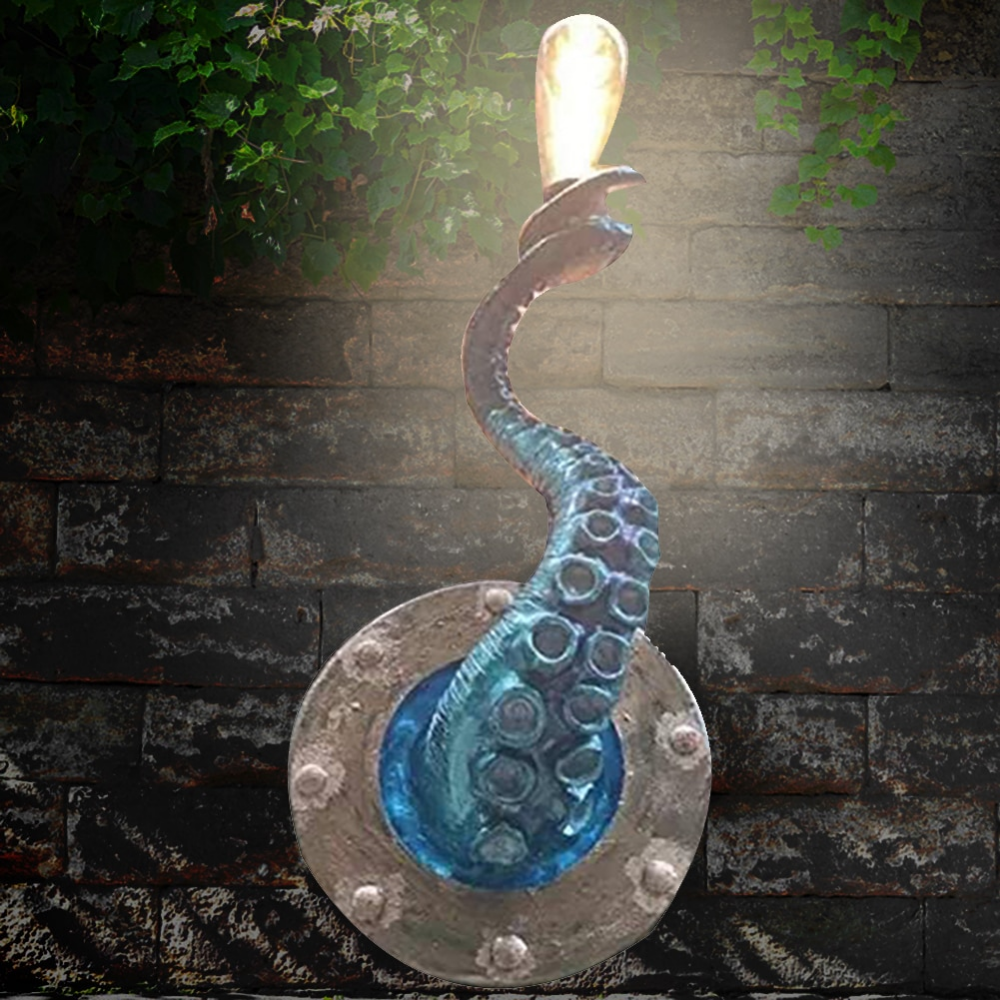 Sandsberg | Krakenna – Skulpturale Oktopus Wandlampe mit maritim inspiriertem Design