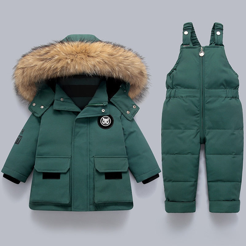Sandsberg | Warme Kinderjack en Overall Set - Charlie