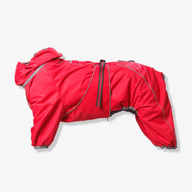 Sandsberg | Hund Outdoor Jacke Wasserdicht Verstellbarer Hunderegenmantel