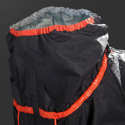 Sandsberg | Hund Outdoor Jacke Wasserdicht Verstellbarer Hunderegenmantel