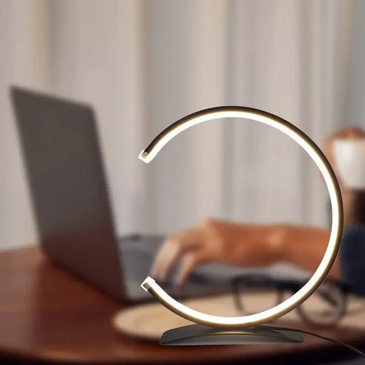 Moderne LED-Dimmlampe mit Touch-Steuerung – Schreibtischlampe im minimalistischen Design, energiesparend und stufenlos dimmbar